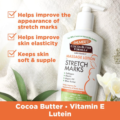 Palmer's Cocoa Butter Formula Massage Lotion For Stretch Marks, Pregnancy Skin Care - Maple Wellness Supplements