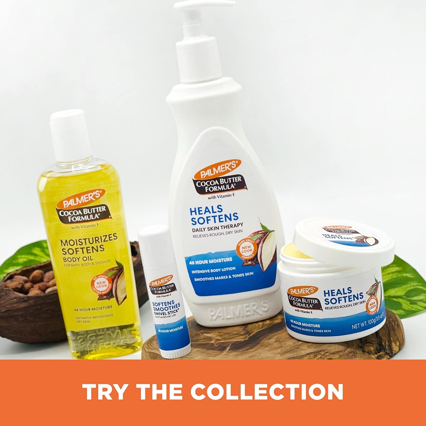 Palmer's Cocoa Butter Formula Moisturizing Swivel Stick with Vitamin E, Lip Balm for Valentine's Day, Face & Body Moisturizer Stick - Maple Wellness Supplements