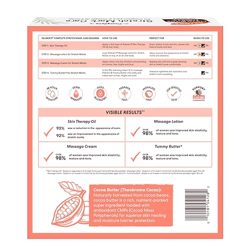 Palmer's Cocoa Butter Formula Pregnancy Skin Care Kit for Stretch Marks and Scars, Dermatologist Approved - Maple Wellness Supplements
