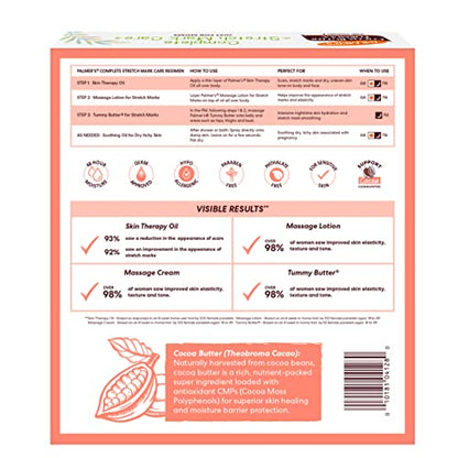 Palmer's Cocoa Butter Formula Pregnancy Skin Care Kit for Stretch Marks and Scars, Dermatologist Approved - Maple Wellness Supplements