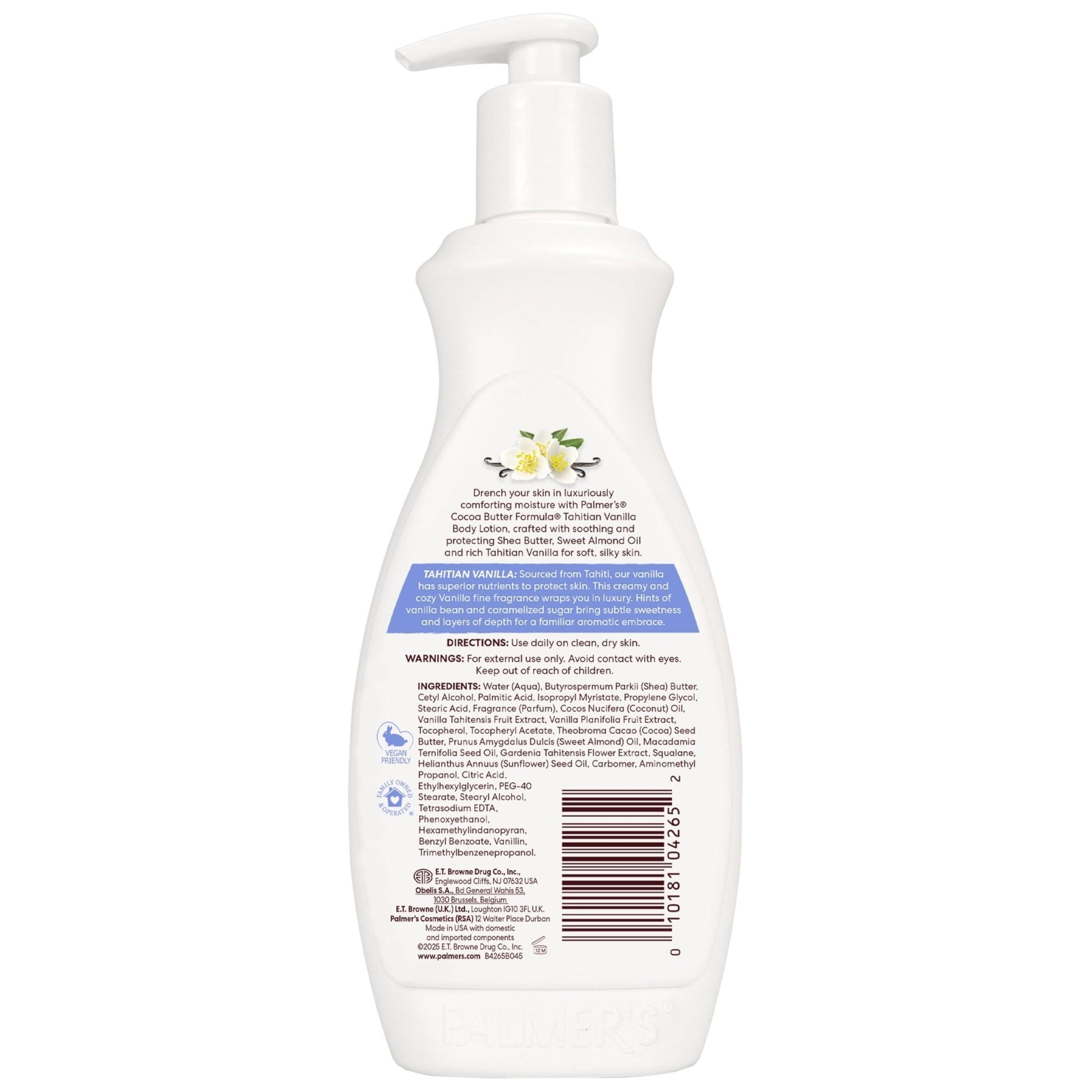 Palmer's Cocoa Butter Formula Tahitian Vanilla Body Lotion, 13.5 Oz, Daily Moisturizing Lotion for Dry Skin with Shea Butter & Vitamin E - Maple Wellness Supplements
