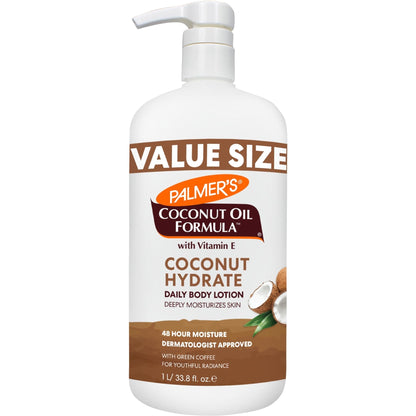 Palmer's Coconut Oil Formula Body Lotion for Dry Skin, Hand & Body Moisturizer with Green Coffee Extract & Vitamin E - Maple Wellness Supplements