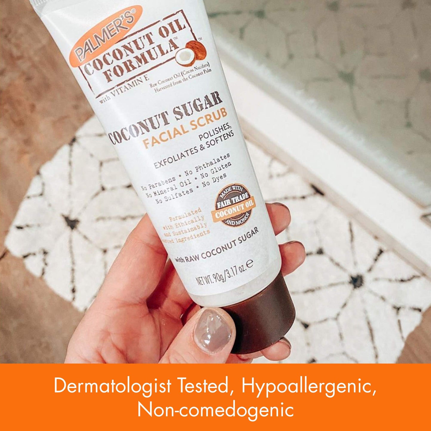 Palmer's Coconut Oil Formula Coconut Sugar Facial Scrub Exfoliator, Face Scrub to Gently - Maple Wellness Supplements