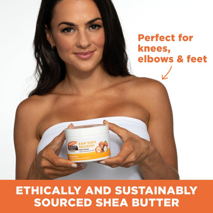 Palmer's Shea Butter Formula Raw African Shea Butter Balm, Nourishing Body Moisturizer - Maple Wellness Supplements