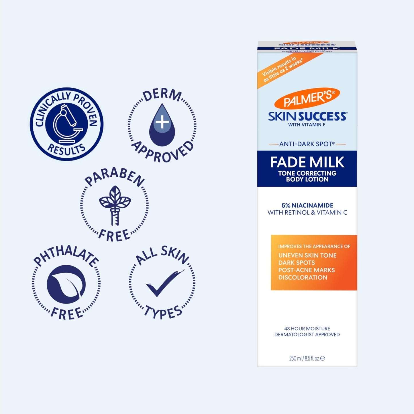 Palmer's Skin Success Anti-Dark Spot Fade Milk Body Lotion, 8.5 Ounce - Maple Wellness Supplements