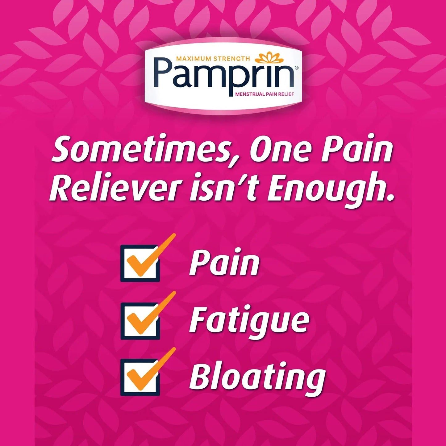 Pamprin Maximum Strength Formula, 24 Caplets (Pack of 3) - Maple Wellness Supplements