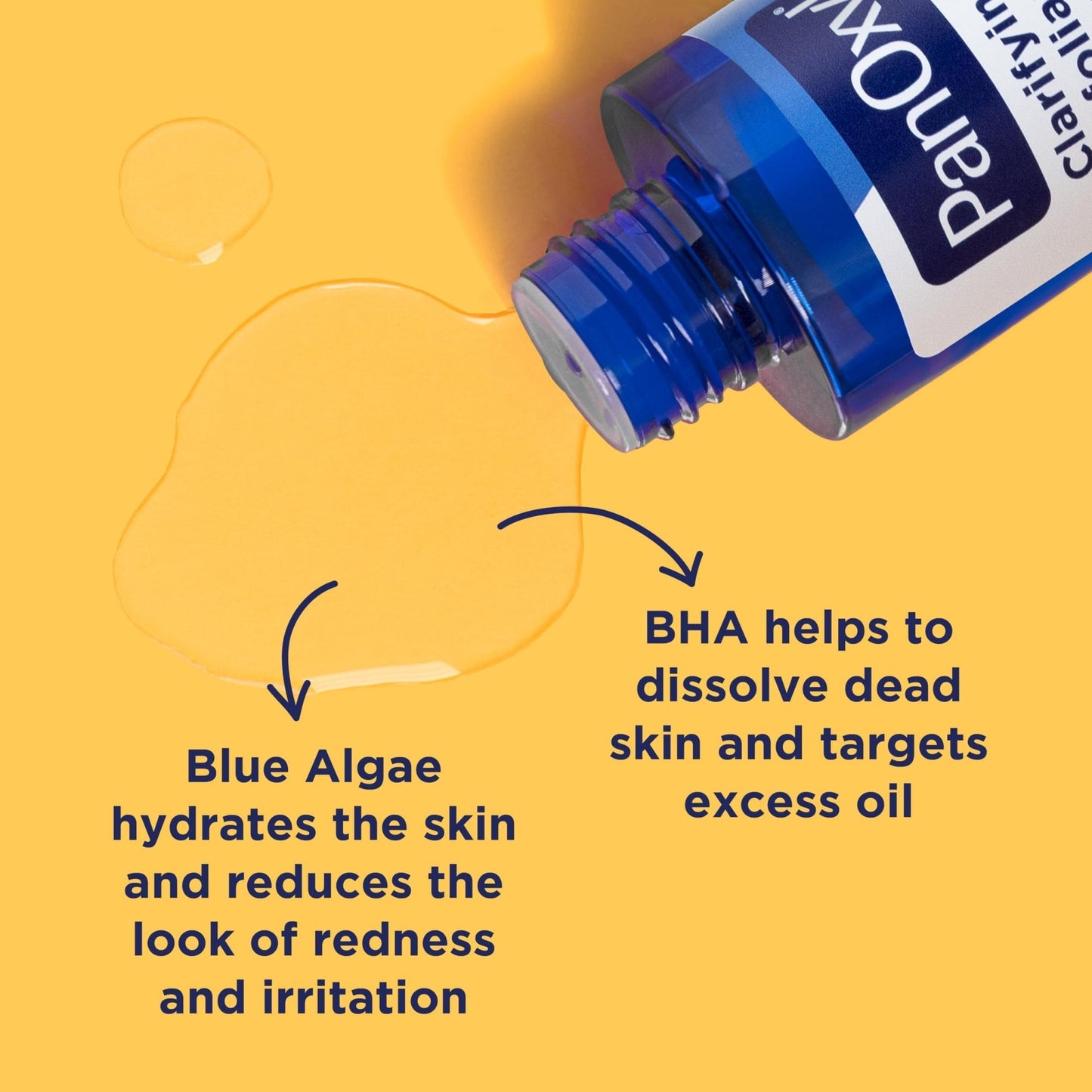 PanOxyl Clarifying Exfoliant with 2% Salicylic Acid, BHA Liquid Exfoliant for Face, Unclogs, Minimizes Appearance of Pores - Maple Wellness Supplements
