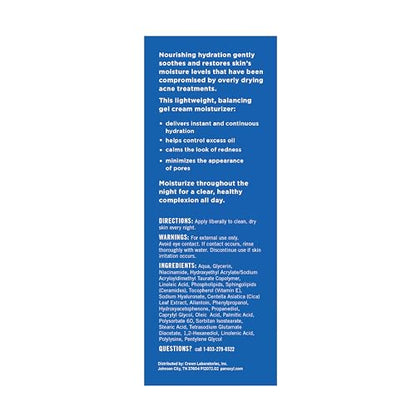 PanOxyl PM Balancing Repair Moisturizer with Niacinamide, Ceramides and Cica, Hydrating Face Moisturizer - Maple Wellness Supplements