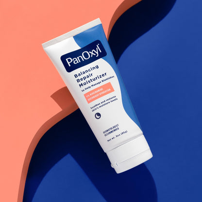 PanOxyl PM Balancing Repair Moisturizer with Niacinamide, Ceramides and Cica, Hydrating Face Moisturizer - Maple Wellness Supplements