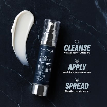 Particle 6-in-1 Face Cream for Men, Men’s Daily Hydrating Moisturizer with Vitamin c - Maple Wellness Supplements