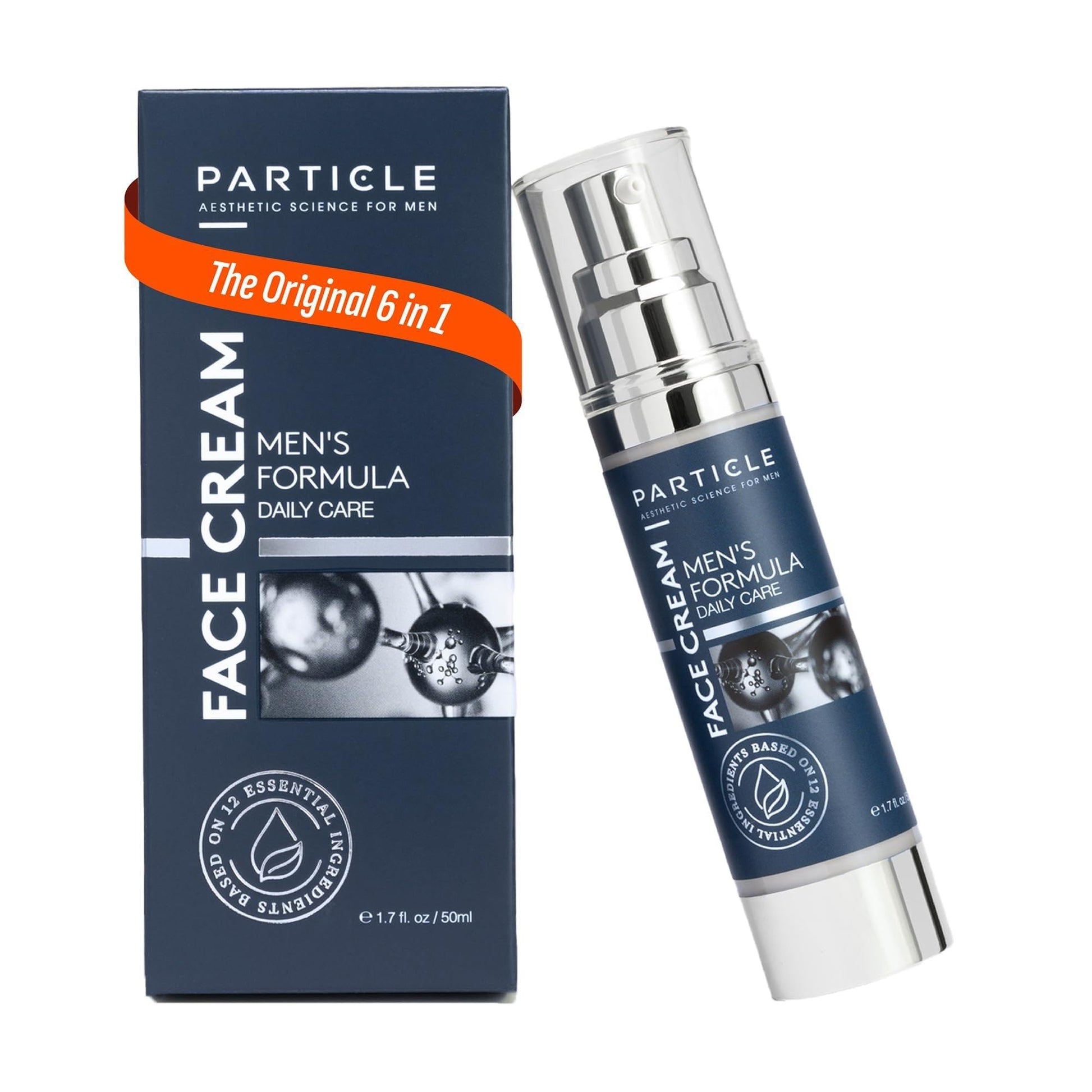Particle 6-in-1 Face Cream for Men, Men’s Daily Hydrating Moisturizer with Vitamin c - Maple Wellness Supplements