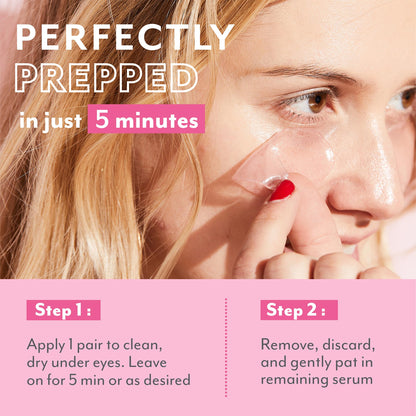 Patchology Serve Chilled Rosé Hydrating Under Eye Patches – Hyaluronic Acid & Antioxidant-Infused Eye Masks to Reduce Dark Circles - Maple Wellness Supplements