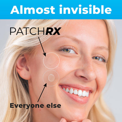PatchRx Pimple Patches for Face (120 Patches), Hydrocolloid Acne Patches with Tea Tree Oil - Maple Wellness Supplements