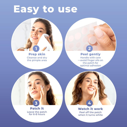 PatchRx Salicylic Pimple Patches (120 Pack), Salicylic Acid Acne Patches with Tea Tree Oil - Maple Wellness Supplements