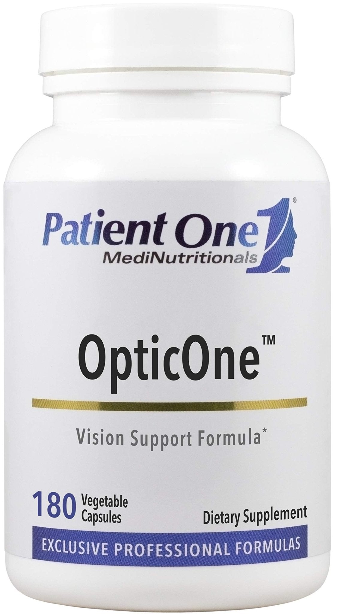 Patient One OpticOne | Supplement to Support Optic Nerve Health and Eyesight Function* | With Vitamins A and E, Lutein, ALA and More | 180 Capsules - Maple Wellness Supplements