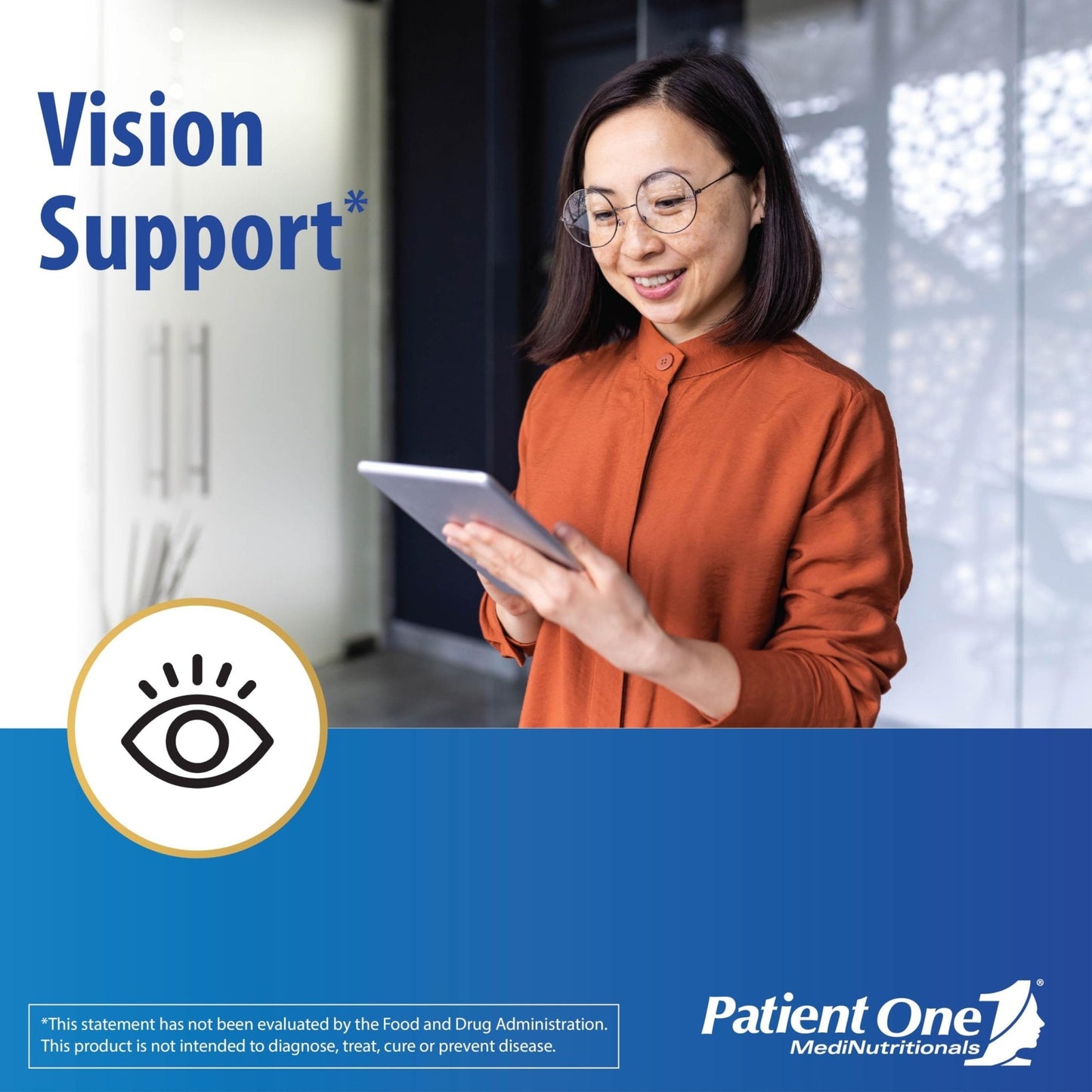 Patient One OpticOne | Supplement to Support Optic Nerve Health and Eyesight Function* | With Vitamins A and E, Lutein, ALA and More | 180 Capsules - Maple Wellness Supplements
