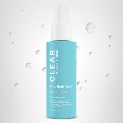 Paula's Choice CLEAR Exfoliating Back & Body Acne Spray, Bacne Spray with 2% BHA Salicylic Acid Back Acne Treatment for Clogged Pores - Maple Wellness Supplements