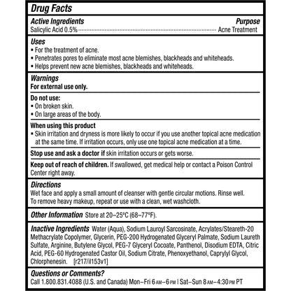 Paula's Choice CLEAR Pore Normalizing Facial Cleanser, Acne Daily Face Wash, Salicylic Acid Face Cleanser for Clogged & Enlarged Pores - Maple Wellness Supplements