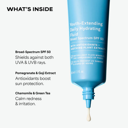 Paula's Choice RESIST Daily Hydrating Fluid Face Moisturizer with SPF 50 Sunscreen, Face Sunscreen for Oily Skin, Chamomile & Vitamin E - Maple Wellness Supplements