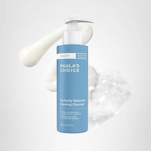 Paula's Choice RESIST Perfectly Balanced Foaming Facial Cleanser, Face Cleanser with Hyaluronic Acid & Aloe, Anti-Aging Face Wash - Maple Wellness Supplements