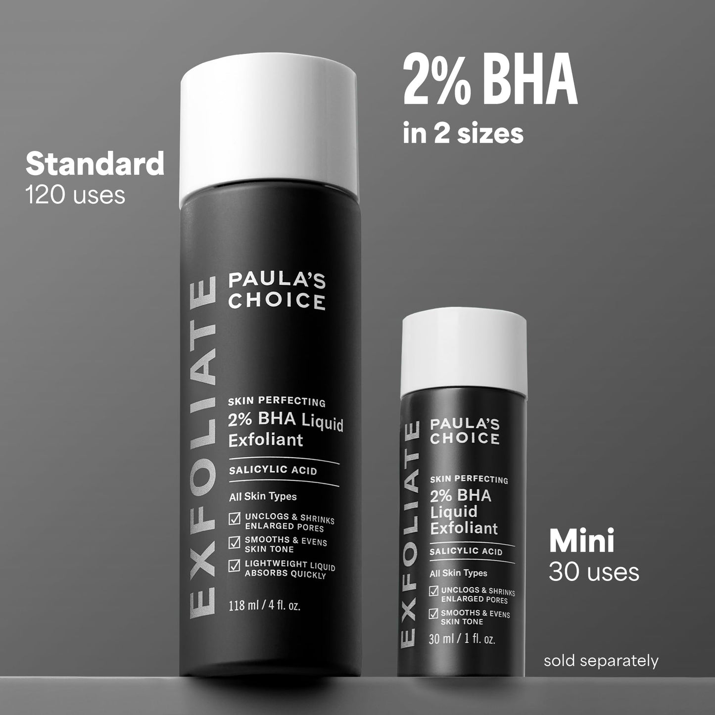Paulas Choice - SKIN PERFECTING 2% BHA Liquid Salicylic Acid Exfoliant - Facial Exfoliant for Blackheads, Enlarged Pores, Wrinkles & Fine Lines, 4 oz Bottle - Maple Wellness Supplements