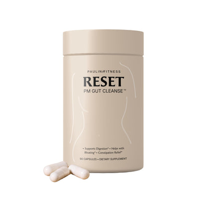 Paulina FITNESS Reset Overnight Digestive Aid, Bloating Relief, & Gut Health Supplement | Natural Detox & Digestive Cleanse to Support Weight Management - Maple Wellness Supplements