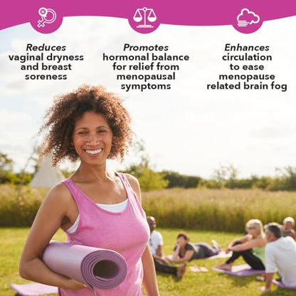 Pausitivi-T - Menopause Support Supplement - Powerful Relief for Hot Flashes, Hormone Imbalance & Night Sweats - Nourishes Tissue - Sage, Chasteberry, Soy Isoflavones & Black Cohosh - 60 Capsules - Maple Wellness Supplements