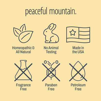 Peaceful Mountain Arnica Plus Homeopathic Gel - Natural Homeopthic Gel for Sore or cramping Muscles - 2oz - Maple Wellness Supplements