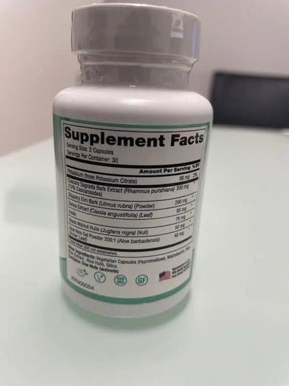 Peak Pure & Natural Colon Support - Colon Cleanse and Detox Supplement for Digestive Health - Gut Health Support with Inulin and Senna Leaf Extracts - with Fiber, Prebiotics, and Probiotics - 1 Pack - Maple Wellness Supplements