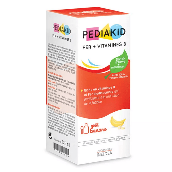 Pediakid Iron + vitamin B syrup children 125 ml - Maple Wellness Supplements