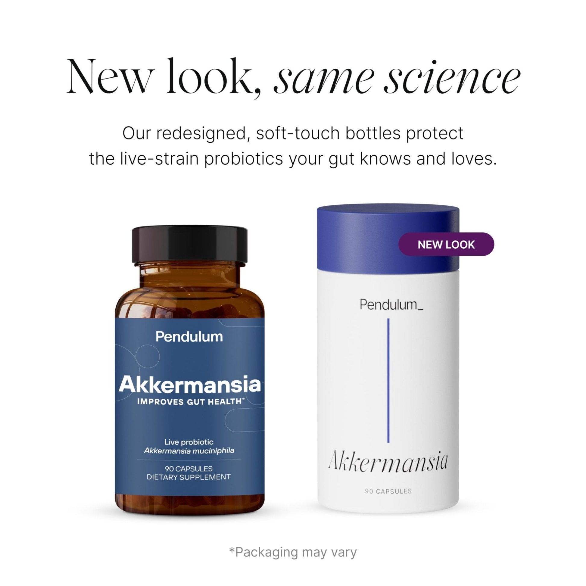 Pendulum Akkermansia Probiotic with Prebiotic Fiber - Delayed Release Capsules, Third-Party Tested, Authentic 100M AFU Live Strain for Gut Health - Maple Wellness Supplements