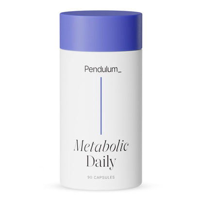 Pendulum Metabolic Daily - Multi-Strain Probiotic with Akkermansia muciniphila to Support Metabolism and Sustain Energy Levels - for Women and Men - 90 Capsules (1 Pack) - Maple Wellness Supplements