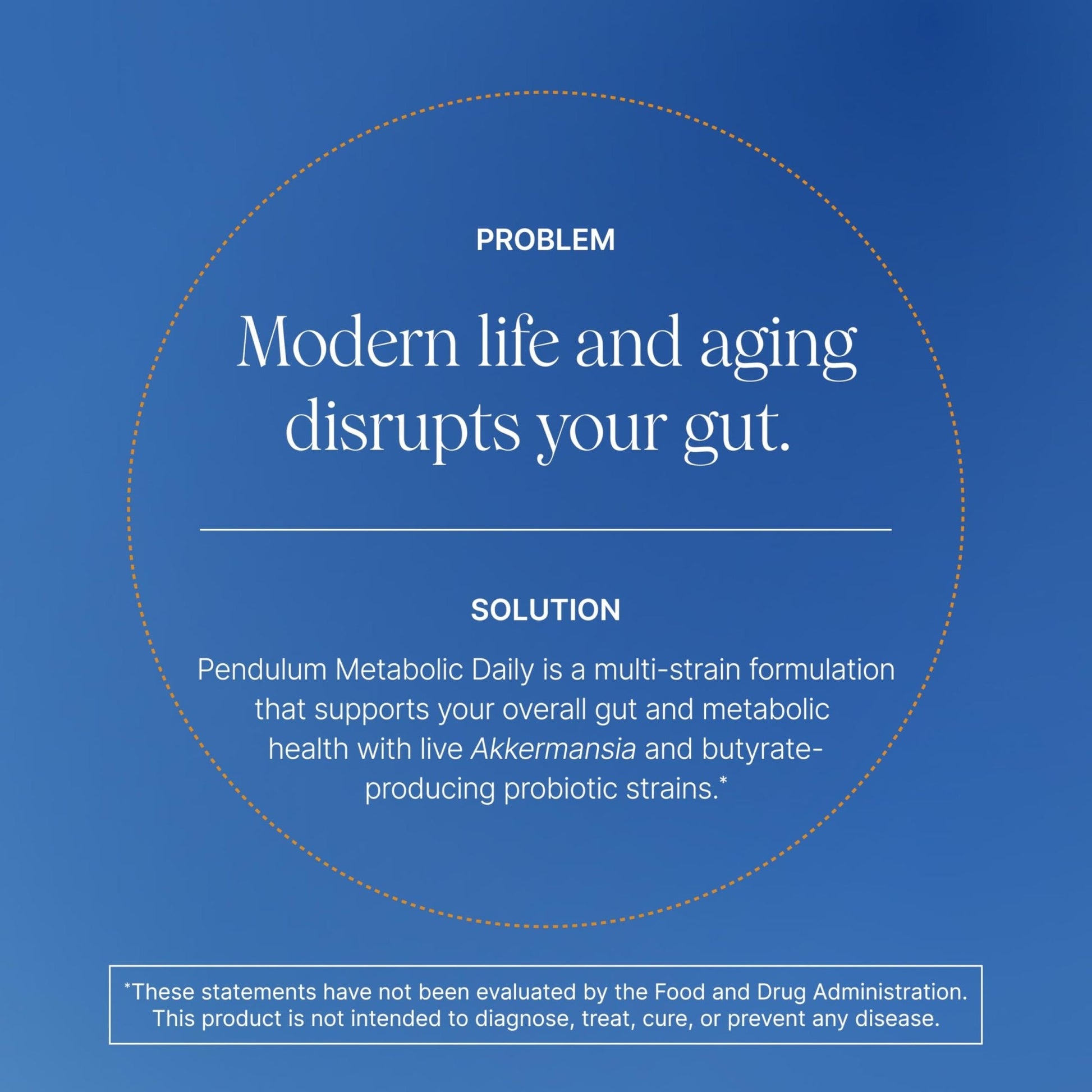 Pendulum Metabolic Daily - Multi-Strain Probiotic with Akkermansia muciniphila to Support Metabolism and Sustain Energy Levels - for Women and Men - 90 Capsules (1 Pack) - Maple Wellness Supplements