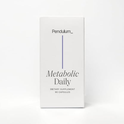 Pendulum Metabolic Daily - Multi-Strain Probiotic with Akkermansia muciniphila to Support Metabolism and Sustain Energy Levels - for Women and Men - 90 Capsules (1 Pack) - Maple Wellness Supplements