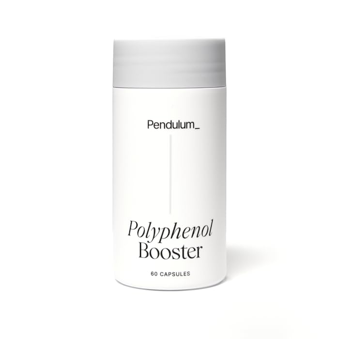 Pendulum Polyphenol Booster, Antioxidant from Superfoods, Beneficial Plant Compounds for Good Health, Helps Boost Akkermansia Muciniphila for Men & Women (60 Capsules, 1-Pack) - Maple Wellness Supplements