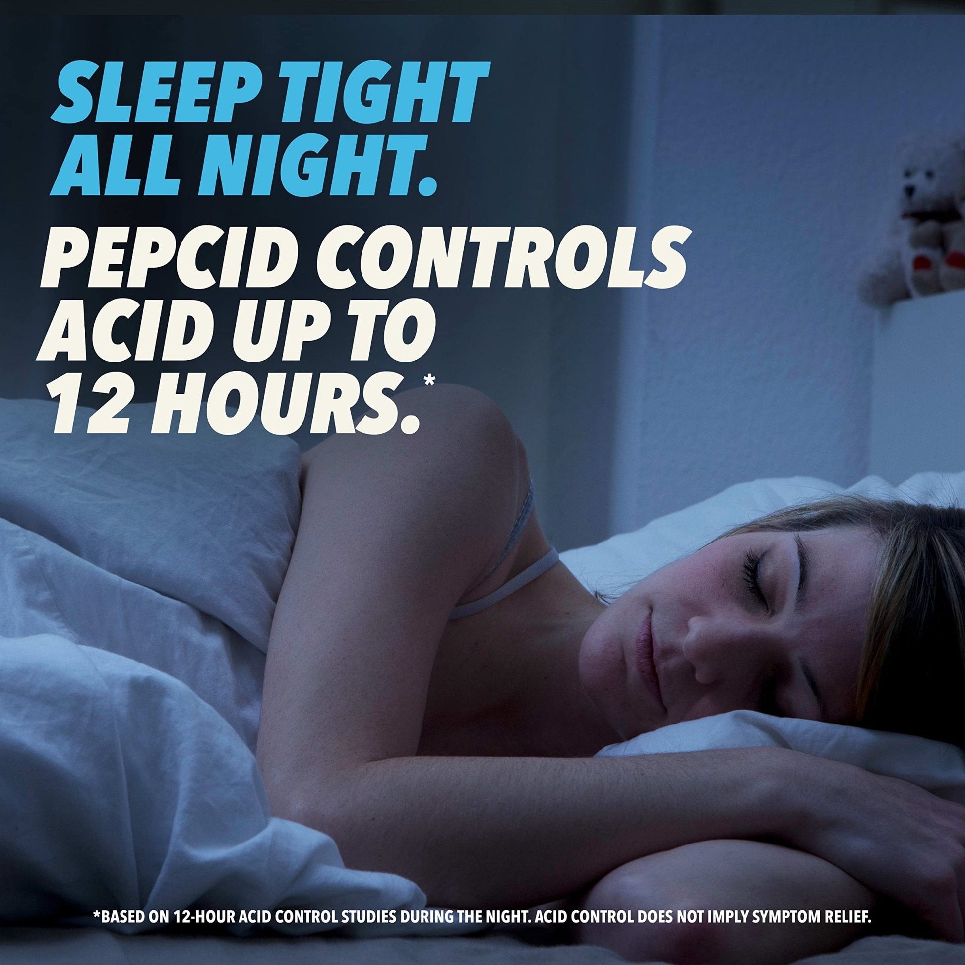 Pepcid AC Maximum Strength Heartburn Relief Tablets, OTC Medicine Prevents & Relieves Heartburn & Acid Reflux Due to Acid Indigestion, 20mg Famotidine Acid Reducer, Fast-Acting, 25 ct - Maple Wellness Supplements
