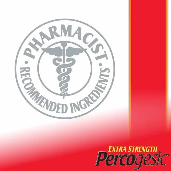 Percogesic Extra Strength Pain Relief | Aspirin Free Dual Action Relief | 40 Coated Caplets (3 Pack) - Maple Wellness Supplements