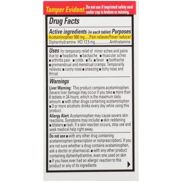 Percogesic Extra Strength Pain Relief | Aspirin Free Dual Action Relief | 40 Coated Caplets (3 Pack) - Maple Wellness Supplements