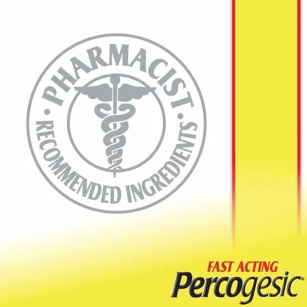 Percogesic Original Pain Relief | Aspirin Free Fast Acting Relief | 90 Coated Caplets (4 Pack) - Maple Wellness Supplements