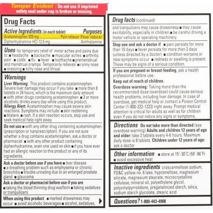 Percogesic Original Pain Relief | Aspirin Free Fast Acting Relief | 90 Coated Caplets (4 Pack) - Maple Wellness Supplements