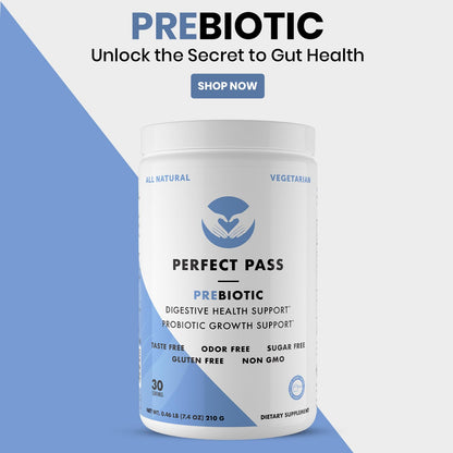 PERFECT PASS Prebiotic PHGG Partially Hydrolyzed Guar Gum 210g Powder - 100% Natural Gluten Free Non GMO - Certified Kosher Vegetarian Sugar Free - Maple Wellness Supplements