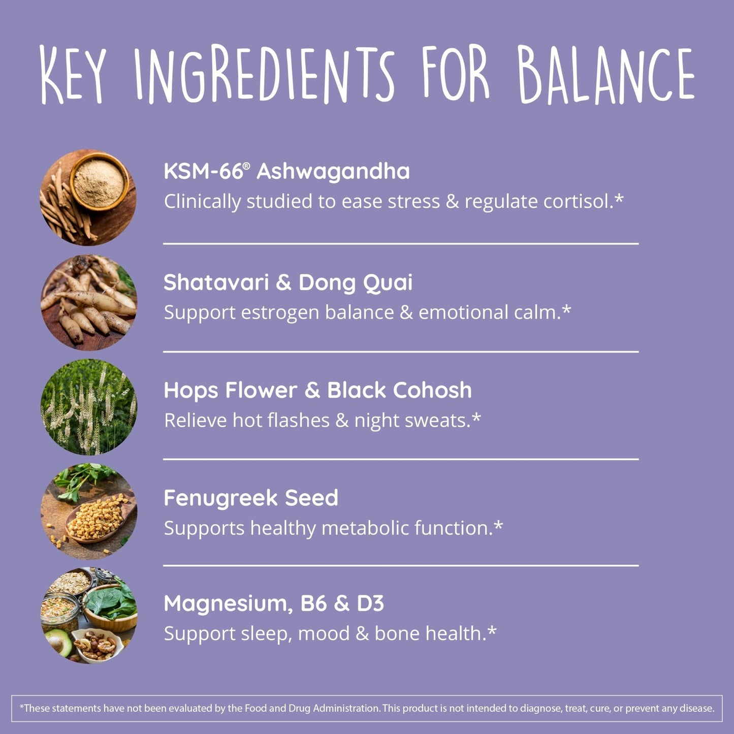 Perimenopause Supplements for Women | Hot Flash, Night Sweat, Mood & Sleep Support | Vegan Hormone Balance Capsules with KSM-66 Ashwagandha, Shatavari & Black Cohosh | Estrogen-Free, 60ct - Maple Wellness Supplements