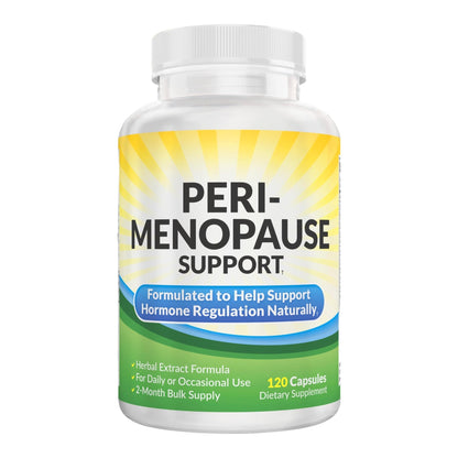 Perimenopause Support (2-Month) Supplement Blend | Women's Health & Hormone Support with 11 Herbs & Extracts | Female Hormonal Balance Supplements | 60-Day Bulk Supply | 120 Capsules - Maple Wellness Supplements