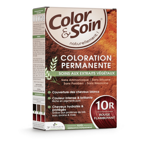 Permanent hair dye 10R shining red Color&Soin LES 3 CHENES - Maple Wellness Supplements