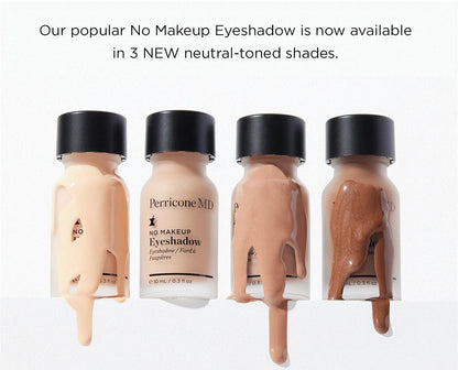 Perricone MD No Makeup Liquid Eyeshadow - Hydrating Serum Texture - Crease-Proof Anti-Aging with Vitamin C - Smooths & Brightens Eyelids - Long-Wearing Satin Finish for All Ages, Shade 2, 0.3 fl oz - Maple Wellness Supplements