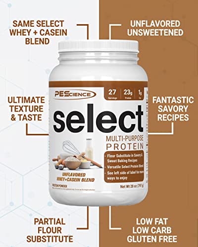 PEScience Select Multi-Purpose Protein Powder, 27 Serving, Low Carb, Keto Friendly - Maple Wellness Supplements