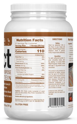 PEScience Select Multi-Purpose Protein Powder, 27 Serving, Low Carb, Keto Friendly - Maple Wellness Supplements