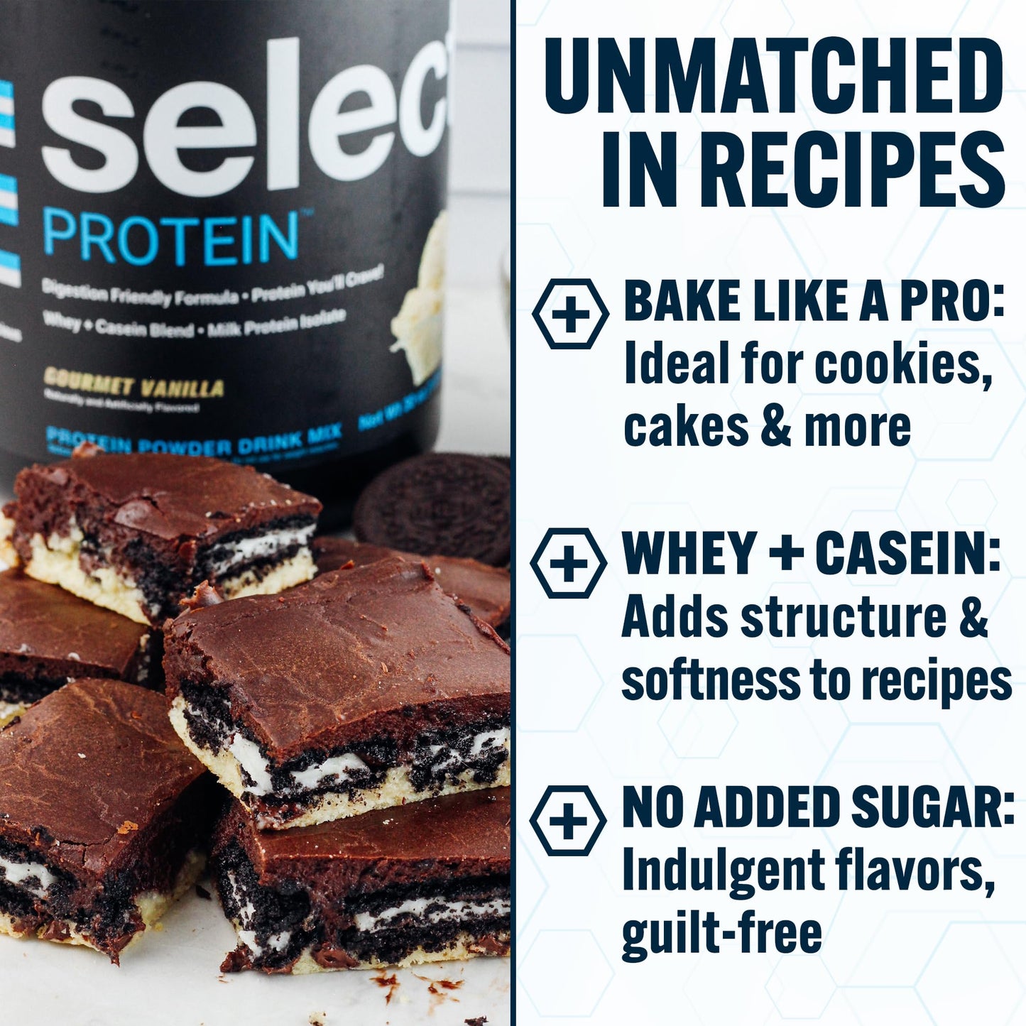 PEScience Select Protein Powder, Whey and Casein Blend, Lean Protein Powder for Women and Men, Low Calorie, Low Carb, Keto Friendly, Gluten Free, Gourmet Vanilla - 27 Servings - Maple Wellness Supplements