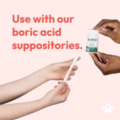 pH-D Feminine Health - Vaginal Suppository Applicators, Ideal for Boric Acid Suppositories, Reusable, Fits Most Vaginal Suppositories, Made in The USA - 5 Count… - Maple Wellness Supplements