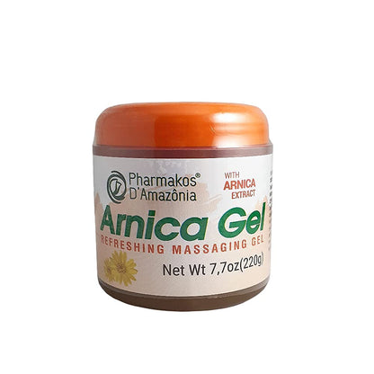 Pharmakos Arnica Gel Cream, Refreshing Massage Gel for Bruises, Swelling and Relief, 7.7 oz - Maple Wellness Supplements